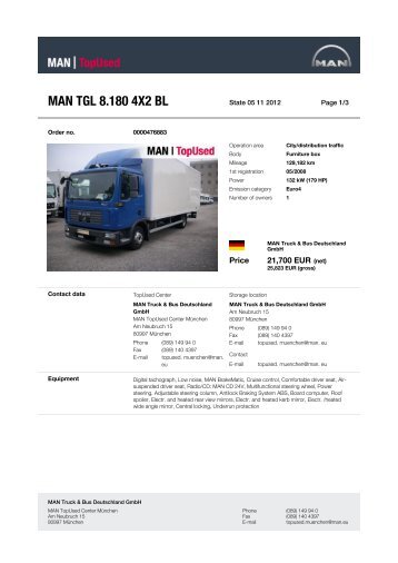 MAN TGL 8.180 4X2 BL - MAN TopUsed