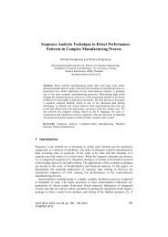 Sequence Analysis Technique to Detect Performance Patterns in ...