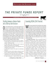 THE PRIVATE FUNDS REPORT - Seward and Kissel