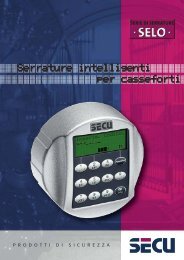 SERiE Di sERRAtURE - SECU Sicherheitsprodukte GmbH