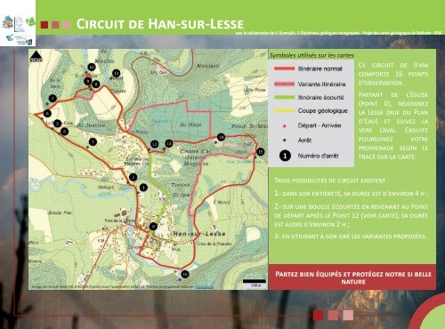 Les sentiers gÃ©o-pÃ©dologiques en Province de Namur