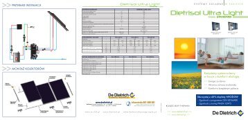 Folder reklamowy Dietrisol Ultra-Light-II - De Dietrich