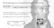 Einladung zur AusstellungserÃ¶ffnung - Grafik Museum Stiftung ...