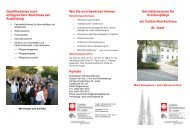 Aktueller Flyer - Caritas-Krankenhaus St. Josef Regensburg