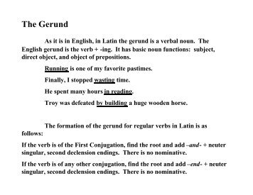 The Gerund