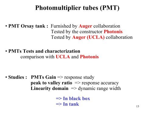 Thesis presentation - APC