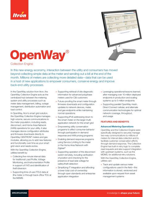 OpenWay Collection Engine - Itron