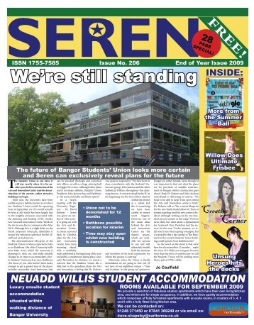 We're still standing - Seren - Bangor University