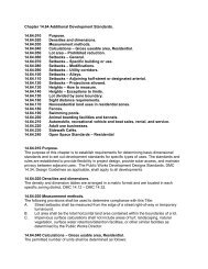 Chapter 14.64 Additional Development Standards ... - City of Duvall