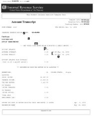 Account Transcript - Belmont College