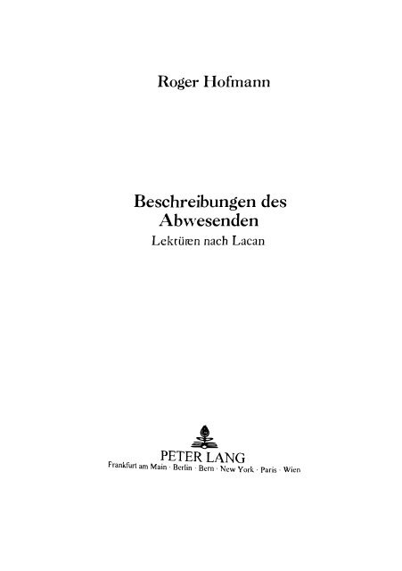 Download - Freud Lacan Gesellschaft - Psychoanalytische ...