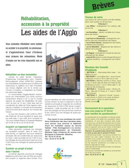 Carolo Mag' fÃ©vrier 2010 (pdf - 3,98 Mo) - Ville de Charleville-MÃ©ziÃ¨res