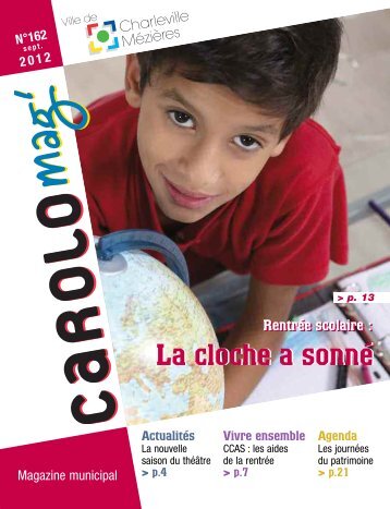 Carolo mag' nÂ°162 - septembre 2012 - Ville de Charleville-MÃ©ziÃ¨res