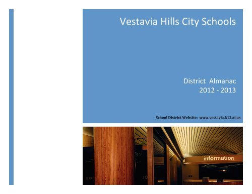 vhcs district almanac 2012-13 - Vestavia Hills City Schools
