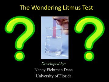 Wondering-Litmus-Test