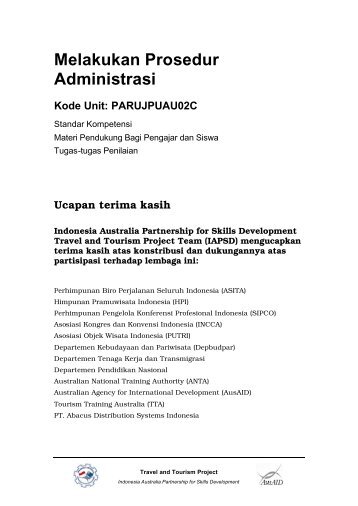 Melakukan Prosedur Administrasi Juli 2002