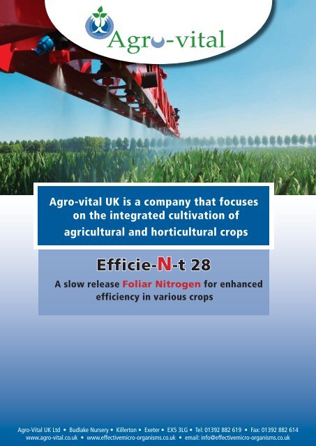 Efficient 28 brochure - Effective Micro-organisms