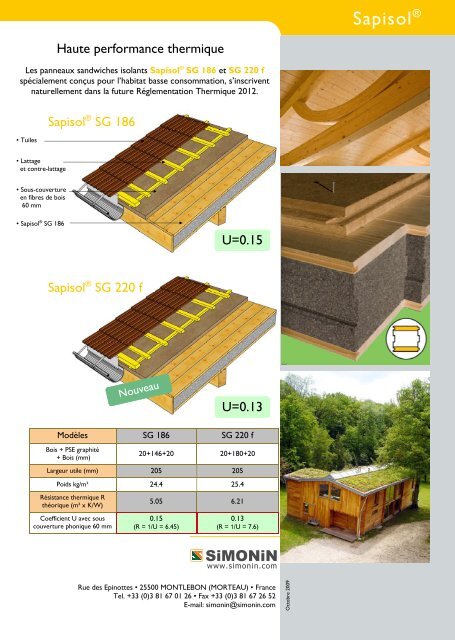 Sapisol Â® SG 220f - Une maison passive Ã  Nice