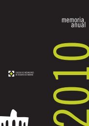 memoria anual - Colegio de Mediadores de Seguros de Madrid