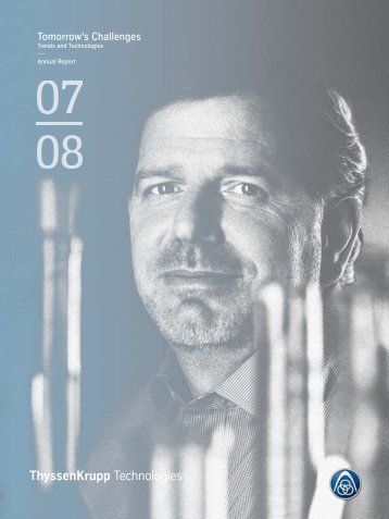 Thyssenkrupp Technologies Annual Report 2007-2008