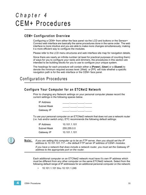 ETC Sensor 24x2-4K dimmer rack.pdf - Pacific Coast Entertainment