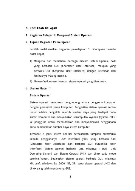 Mengoperasikan Sistem Operasi - e-Learning Sekolah Menengah ...