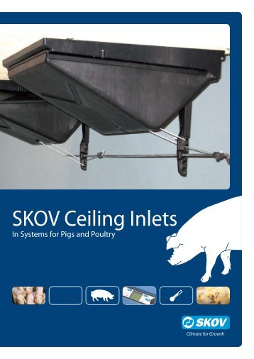 DA 1500 DA 1800 ceiling inlets - Skov A/S
