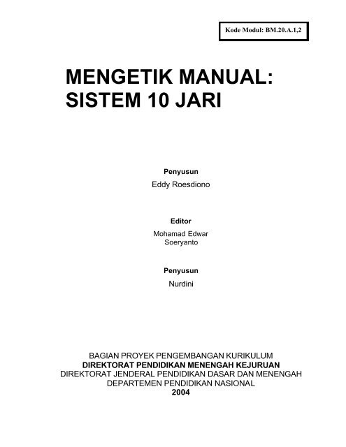 Pekerjaan manual dapat cepat diselesaikan apabila menggunakan