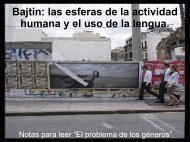 Bajtin: las esferas de la actividad humana y el uso de la lengua.