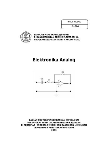 elektronika analog.pdf - e-Learning Sekolah Menengah Kejuruan