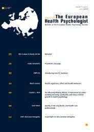 PDF download entire issue - European Health Psychology Society