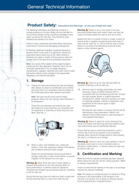 wire rope safety - Bridon