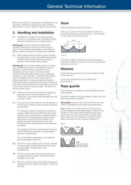 wire rope safety - Bridon