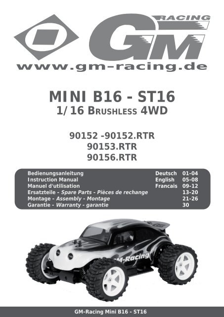 MINI B16 - ST16 - MHM-Modellbau