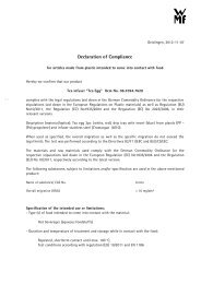 Declaration of Compliance - WMF