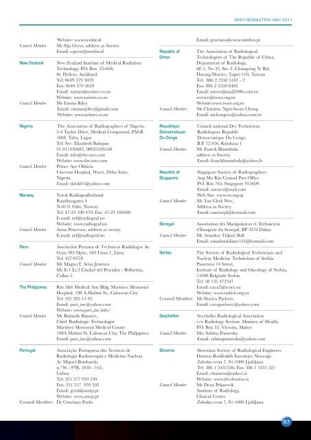 NOVEMBER 2011 - Society of Radiographers