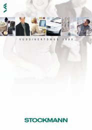 Vuosikertomus 1999 - Stockmann Group