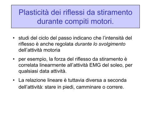 LEZ III ANNO Il controllo motorio.pdf - FISIOTERAPIA-Pavia