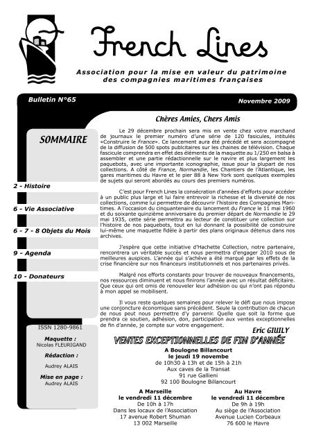 bulletin 65 au format pdf - French Lines