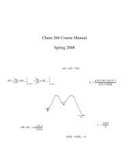 Chem 260 Course Manual Spring 2008 - DePauw University