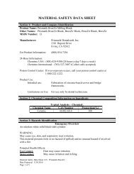 MSDS - BruxZir Milling Blank - Glidewell Dental Labs