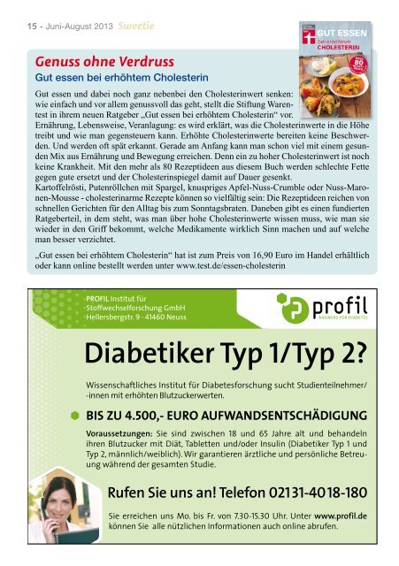 Sweetie - Diabetes Rhein Erftkreis