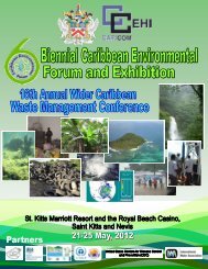 sixth biennial caribbean environmental forum and exhibition