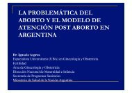 la problemÃ¡tica del aborto y el modelo de atenciÃ³n post ... - IGBA