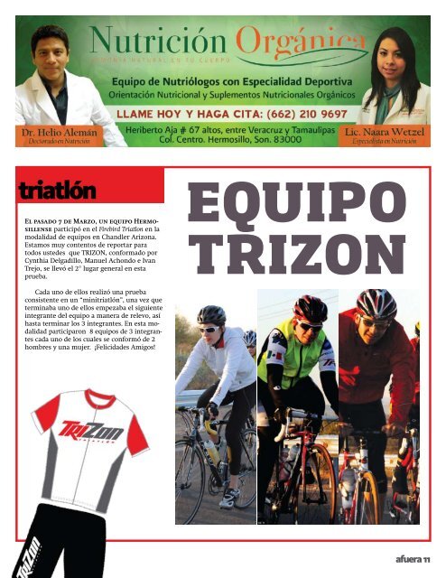 LO QUE HERMOSILLO MERECE Ciclismo de ... - Afuera Magazine