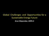 Global Challenges and Opportunities for a Sustainable Energy Future