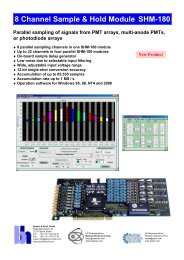 8 Channel Sample & Hold Module SHM-180 - Becker & Hickl