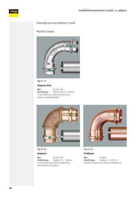 Installationssystemer i metal - Viega