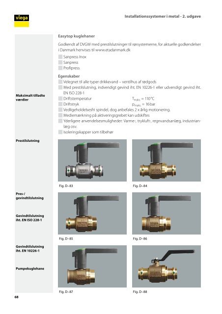 Installationssystemer i metal - Viega