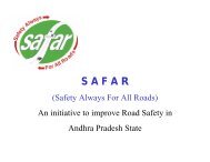 Safety Always For All Roads (SAFAR)